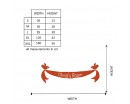 Birds Ribbon Customized Name Children Wall Decals Baby Nursery Name Wall Stickers